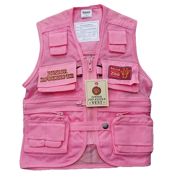 YOUTH ZOOKEEPER VEST PINK